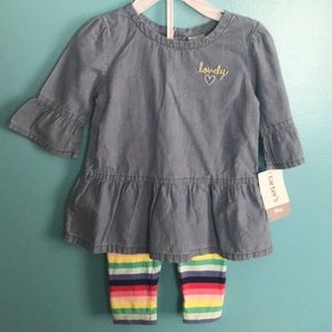 2 piece top and leggings